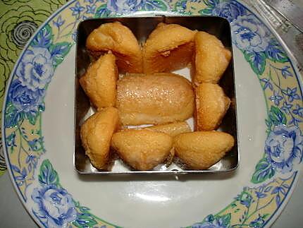 recette Mini charlotte à la pêche