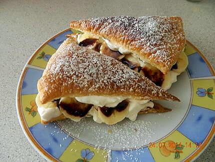 recette Triangles feuilletés à la banane