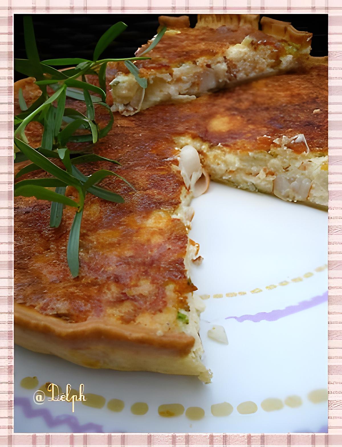 recette Tarte crabe/surimi