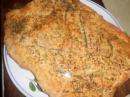 recette Fougasse aux herbes et parmesan