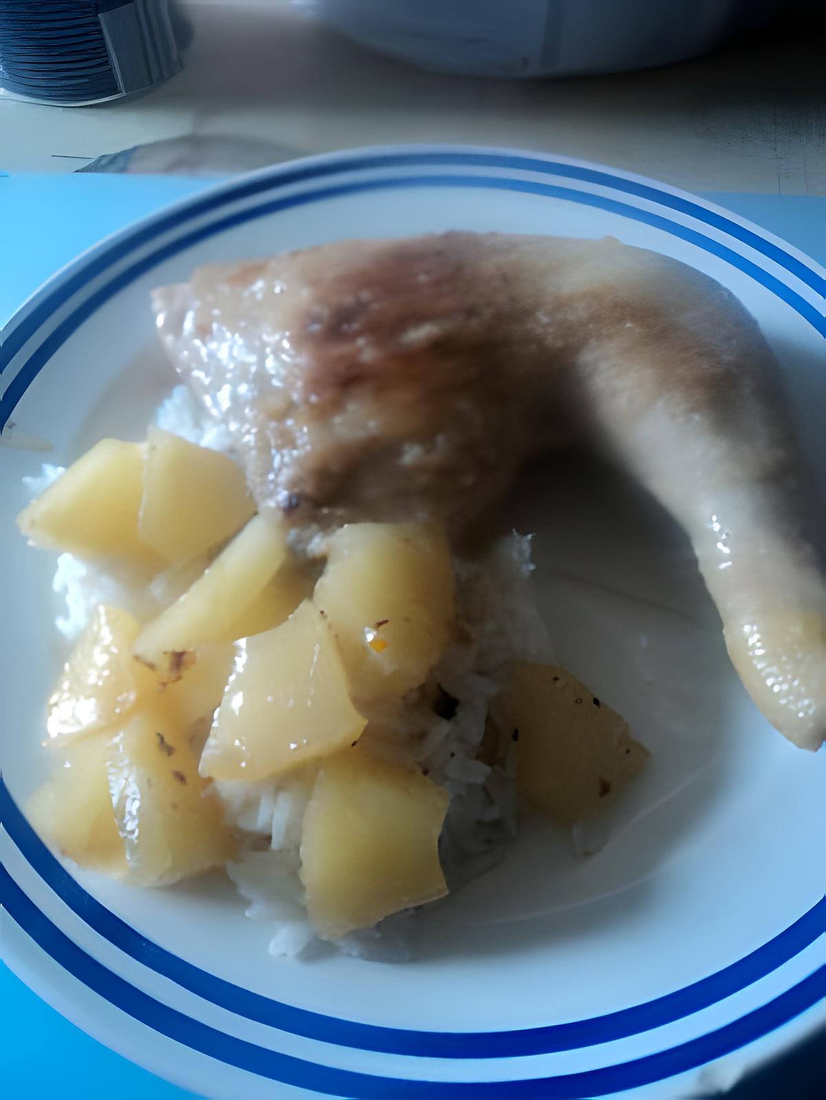 recette Poulet a l ananas