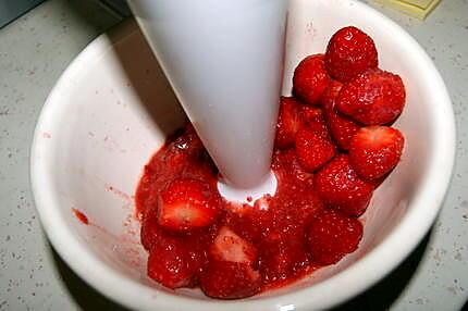 recette Glace aux fraises