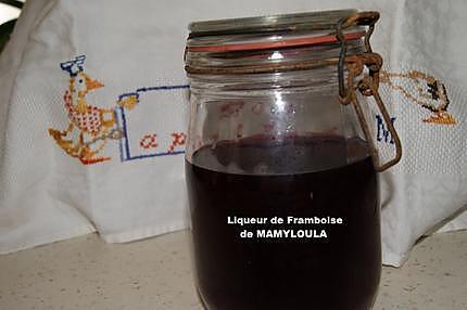 recette Liqueur de Framboises