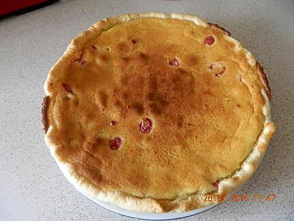 recette Tarte aux cerises et amandes