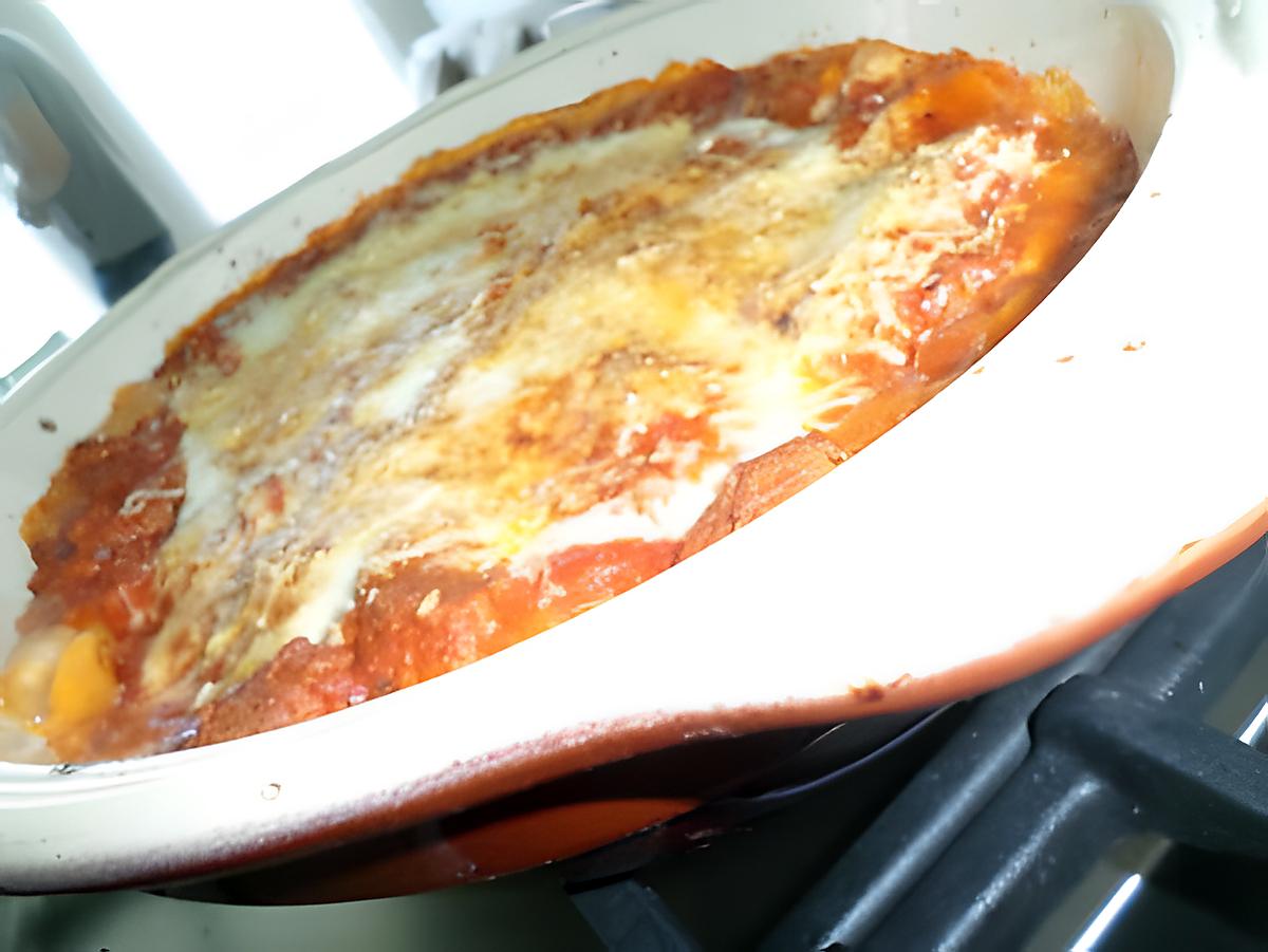 recette Lasagnes à la bolognaise et mozzarella