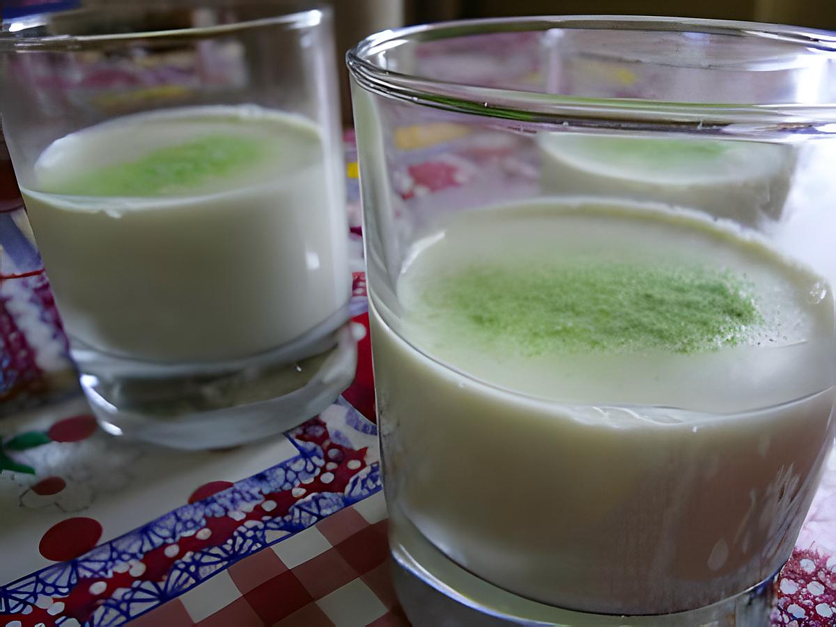 recette panna cotta coco & thé matcha