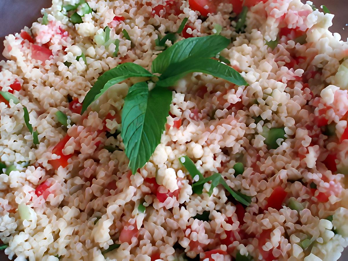 recette Mon taboulé fraîcheur