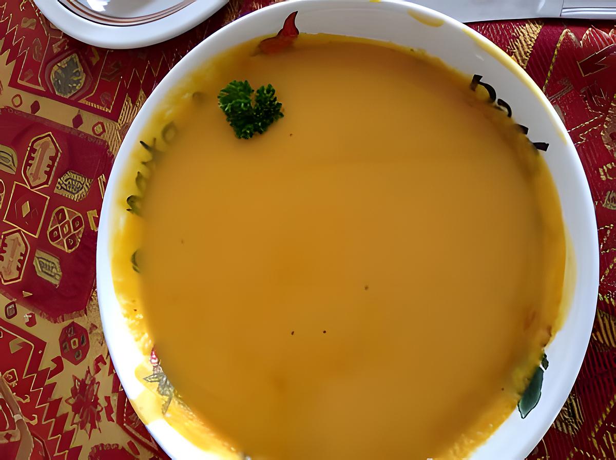 recette Potage aux carottes