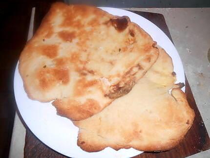 recette Naans au fromage