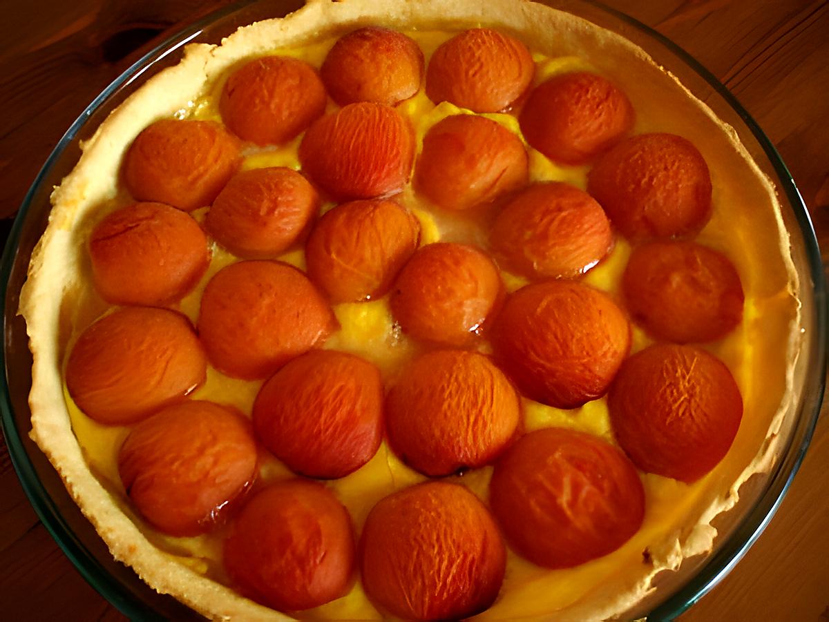 recette Tarte aux abricots