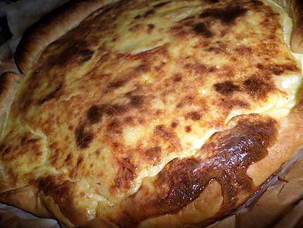 recette Quiche au saumon et boursin