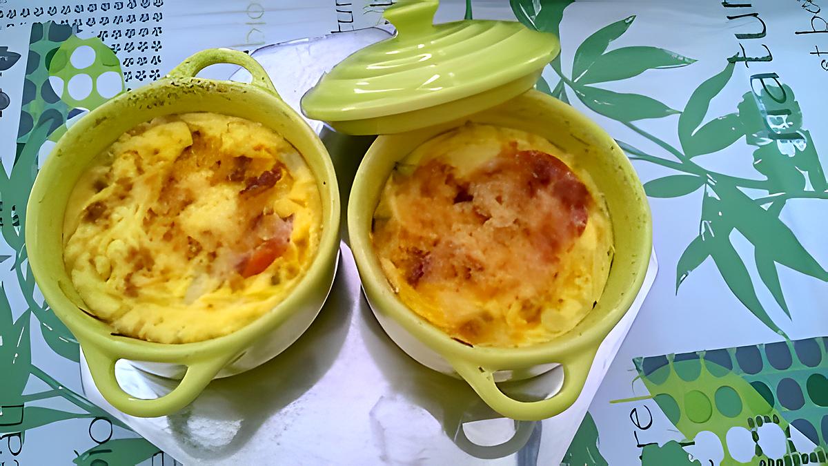 recette mini/flan de courgette