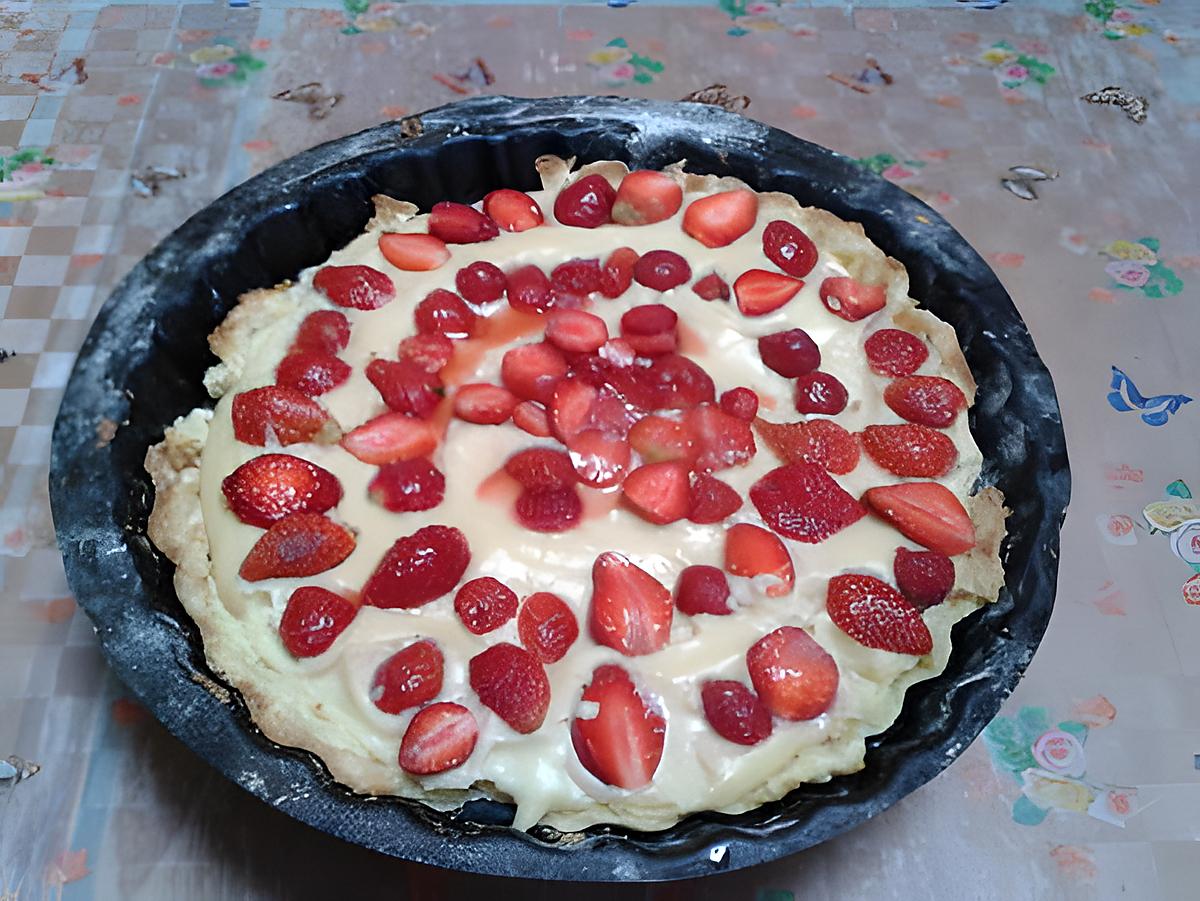 recette Tarte aux fraises