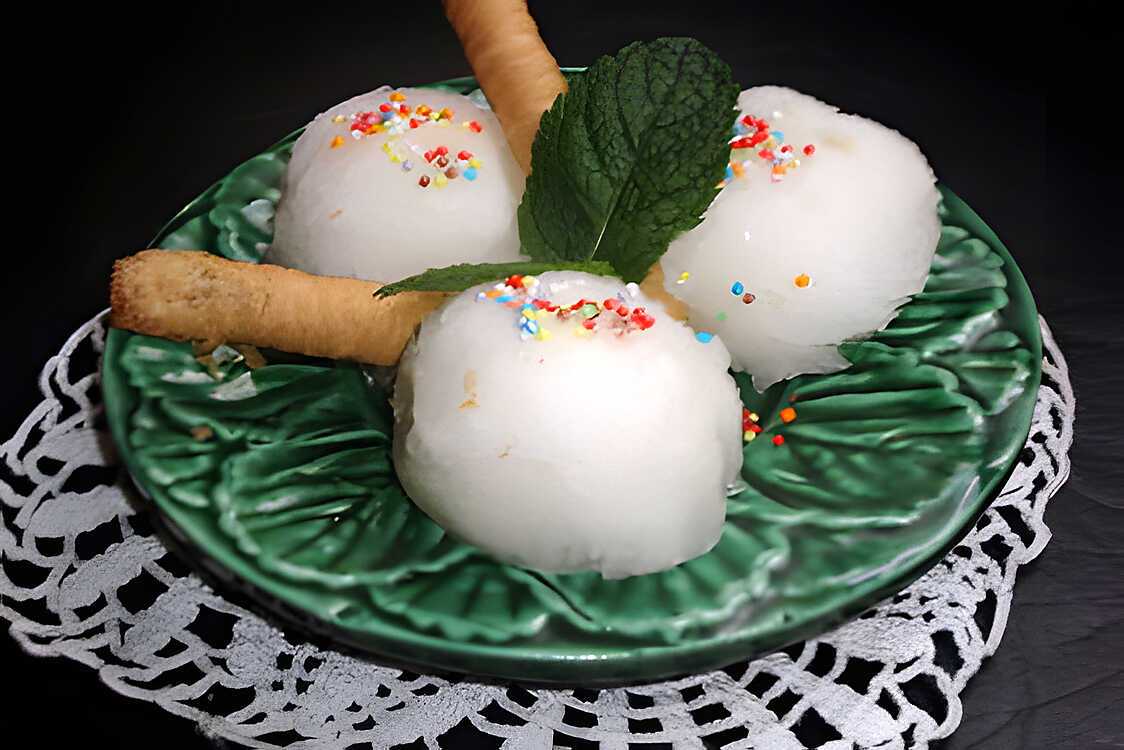 Recette de GLACE AU CITRON
