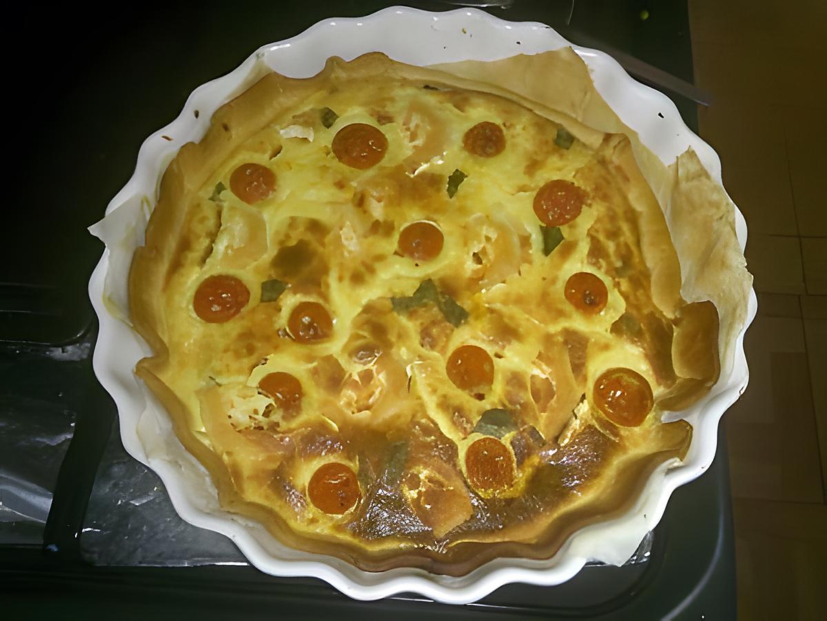 recette tarte tomates chevre