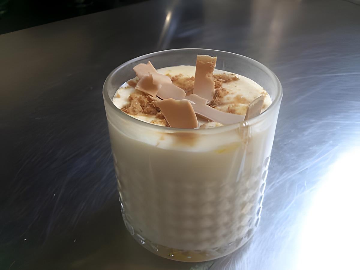 recette mousse chocolat blanc speculos