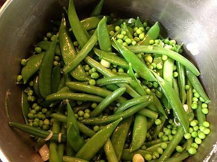 recette Médaillons de porc sauce moutarde, légumes verts et pommes de terre rissolées