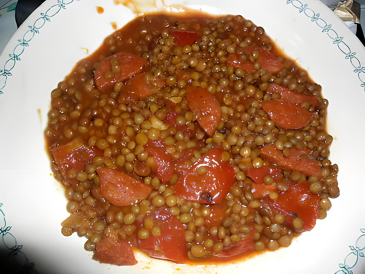 recette LENTILLES A LA MEXICAINE