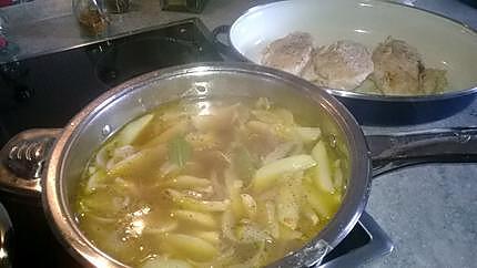 recette Escalopes de volaille aux pommes de terre confites