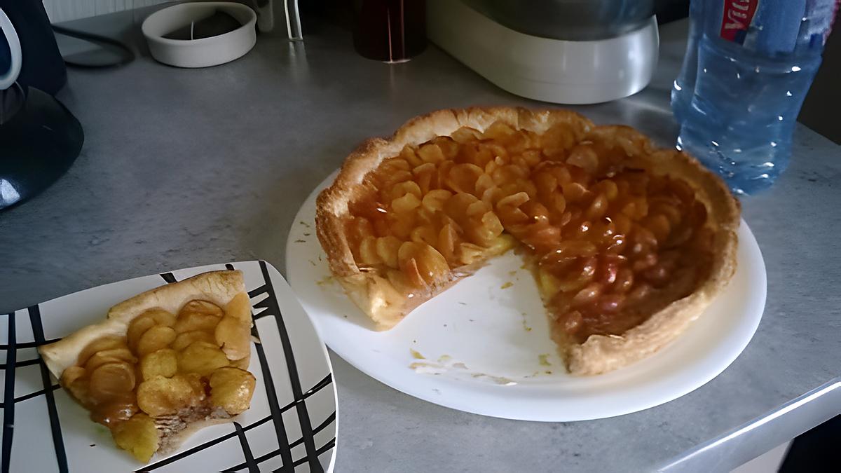 recette Tarte aux mirabelles de "théding",et amandes,recette de calalmty-jane