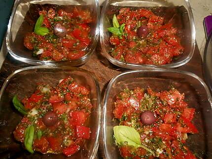 recette Tartare de tomates