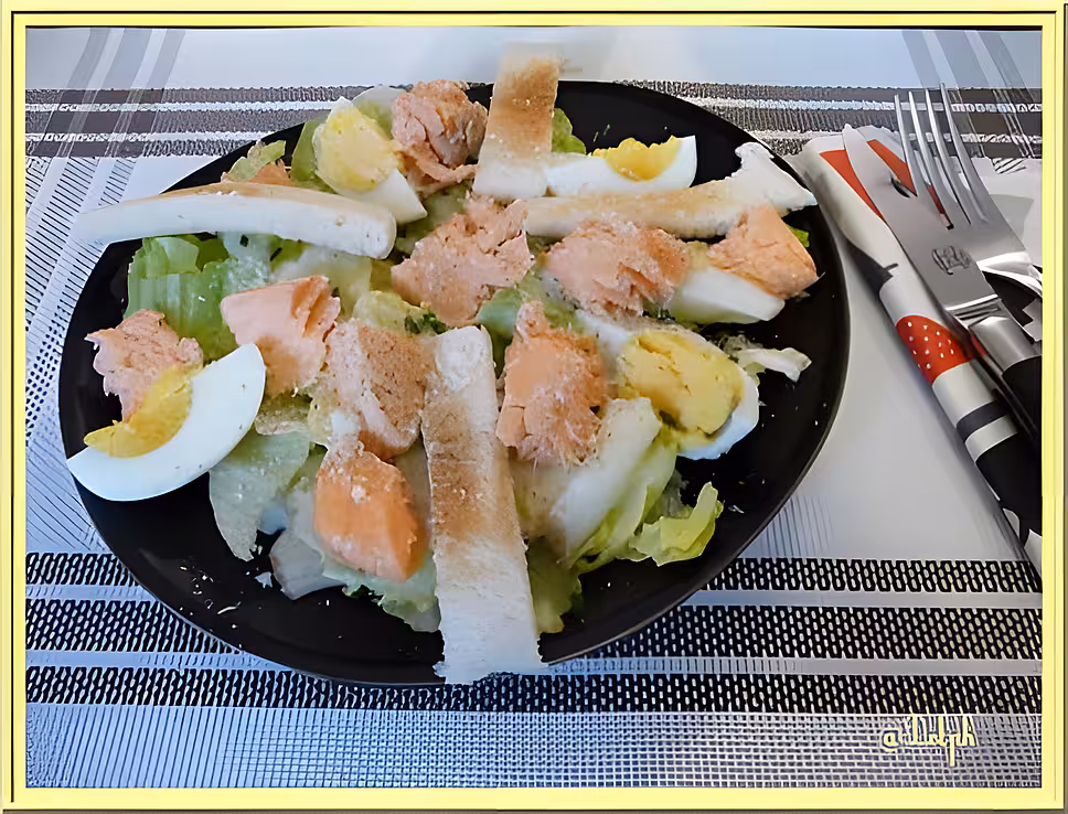 recette Salade césar de la mer