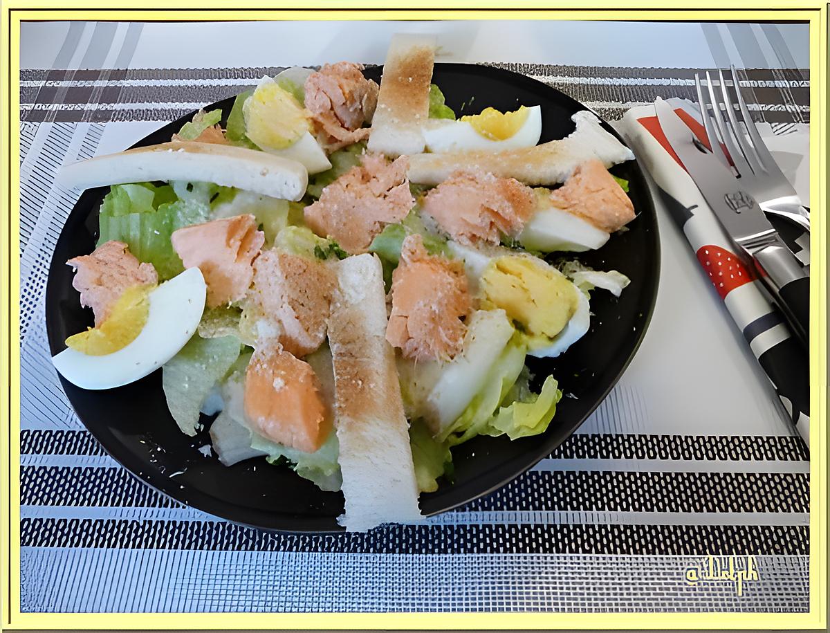 recette Salade césar de la mer