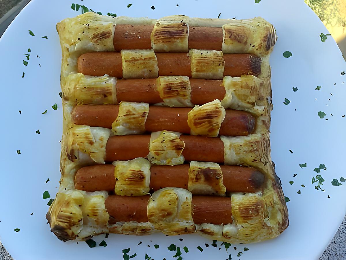 recette damier feuilletée