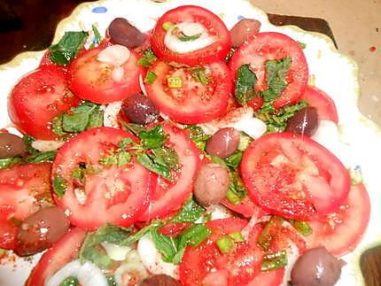 recette Salade de tomate a la marocaine