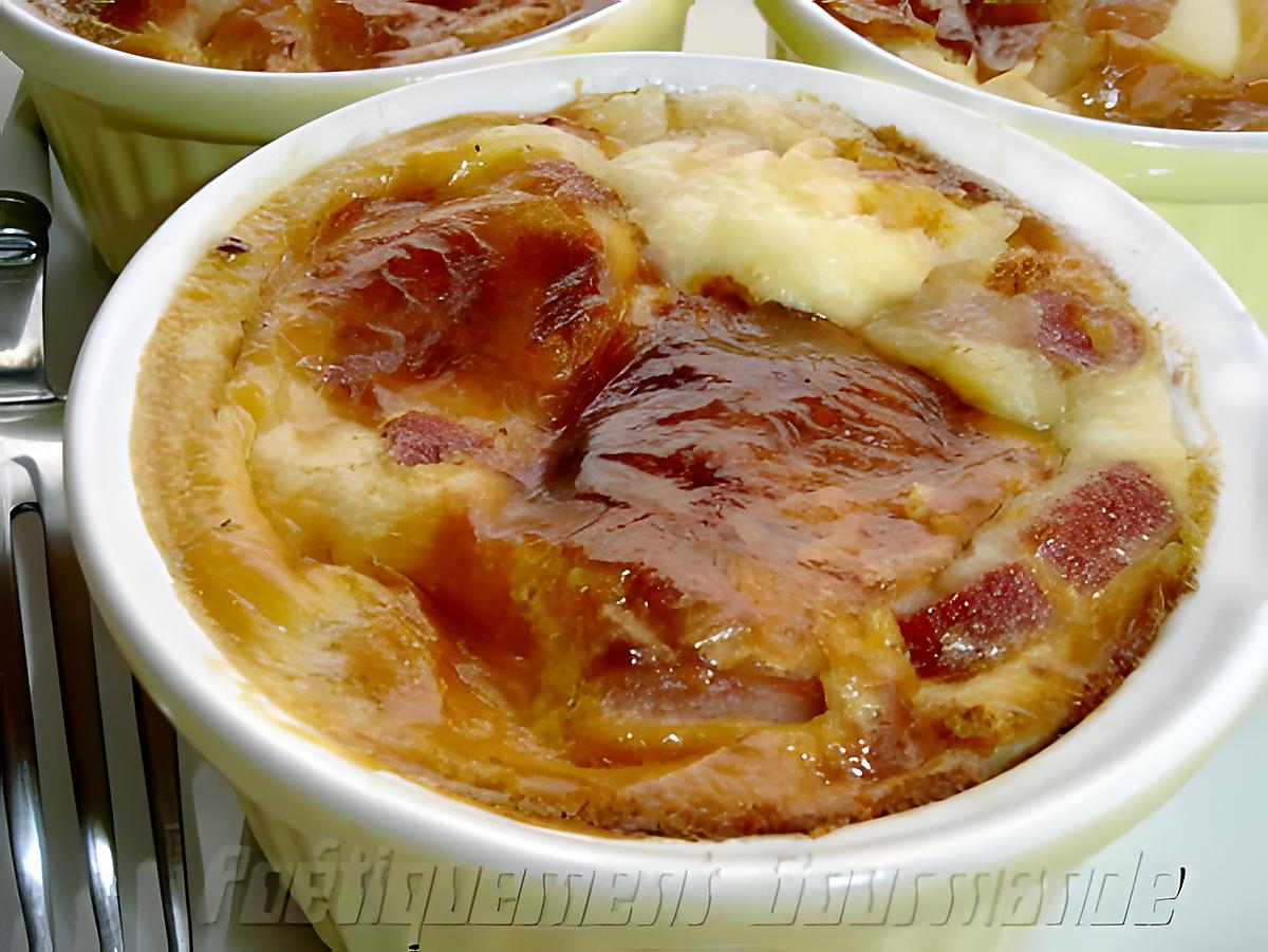 recette Petits clafoutis à la raclette