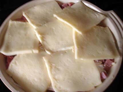 recette gratin de crozets au jambon et fromage à raclette