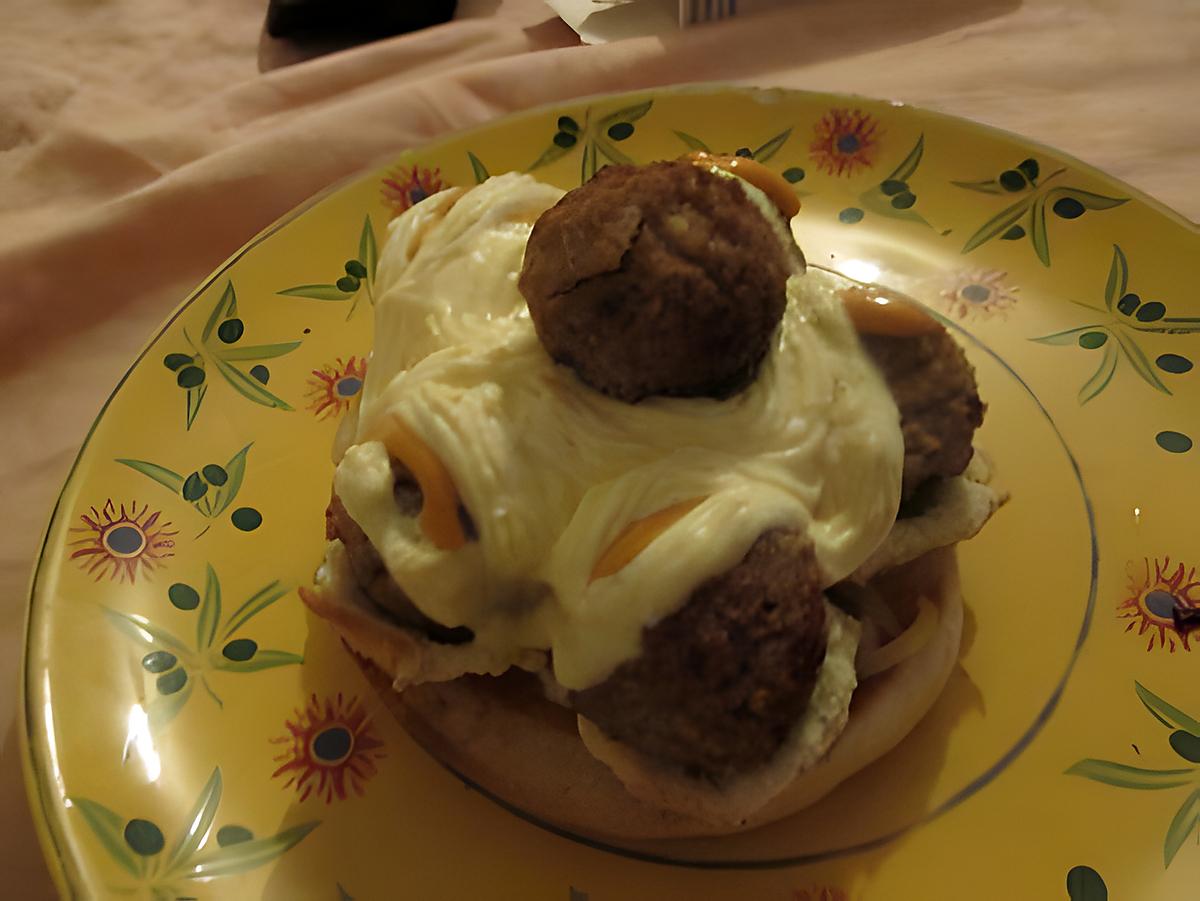 recette St honoré trompe l'oeil version salée burger