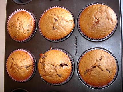 recette Muffins au carambar et aux pépites de chocolat