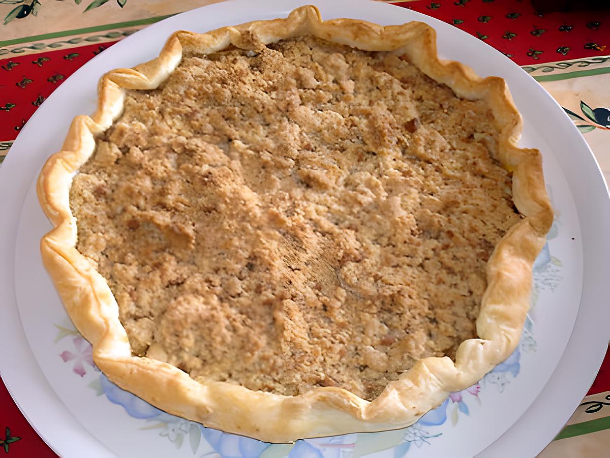 recette tarte aux pommes façon crumble