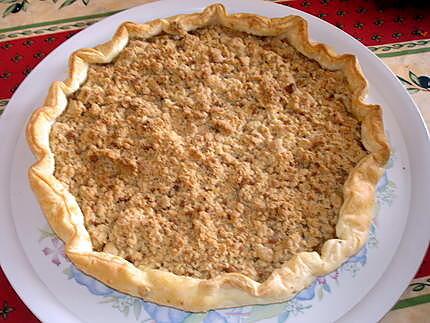 recette tarte aux pommes façon crumble