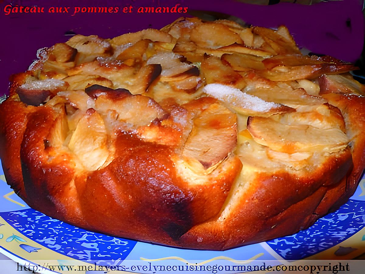 recette Gâteau aux pommes et amandes