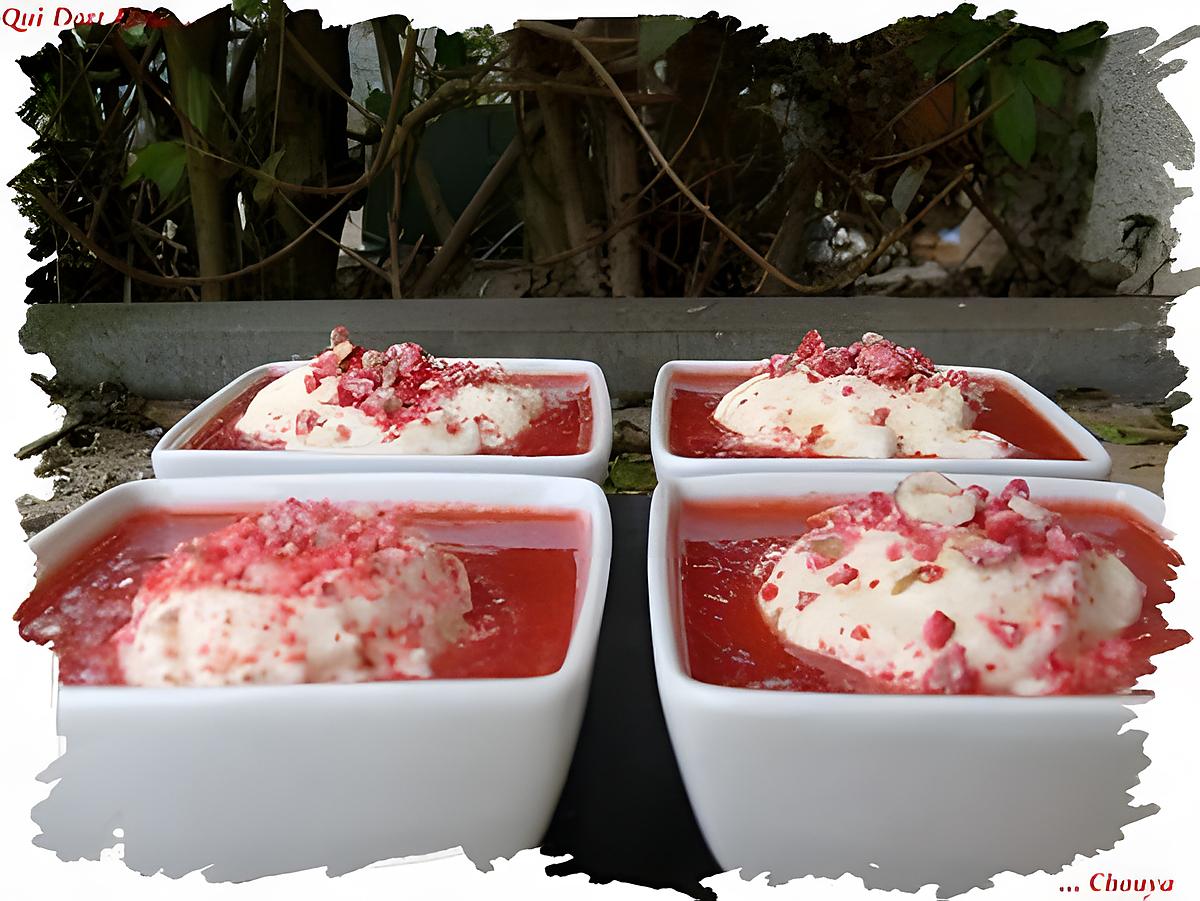 recette Ooo Soupe de fraises & mousse fromage blanc ooO