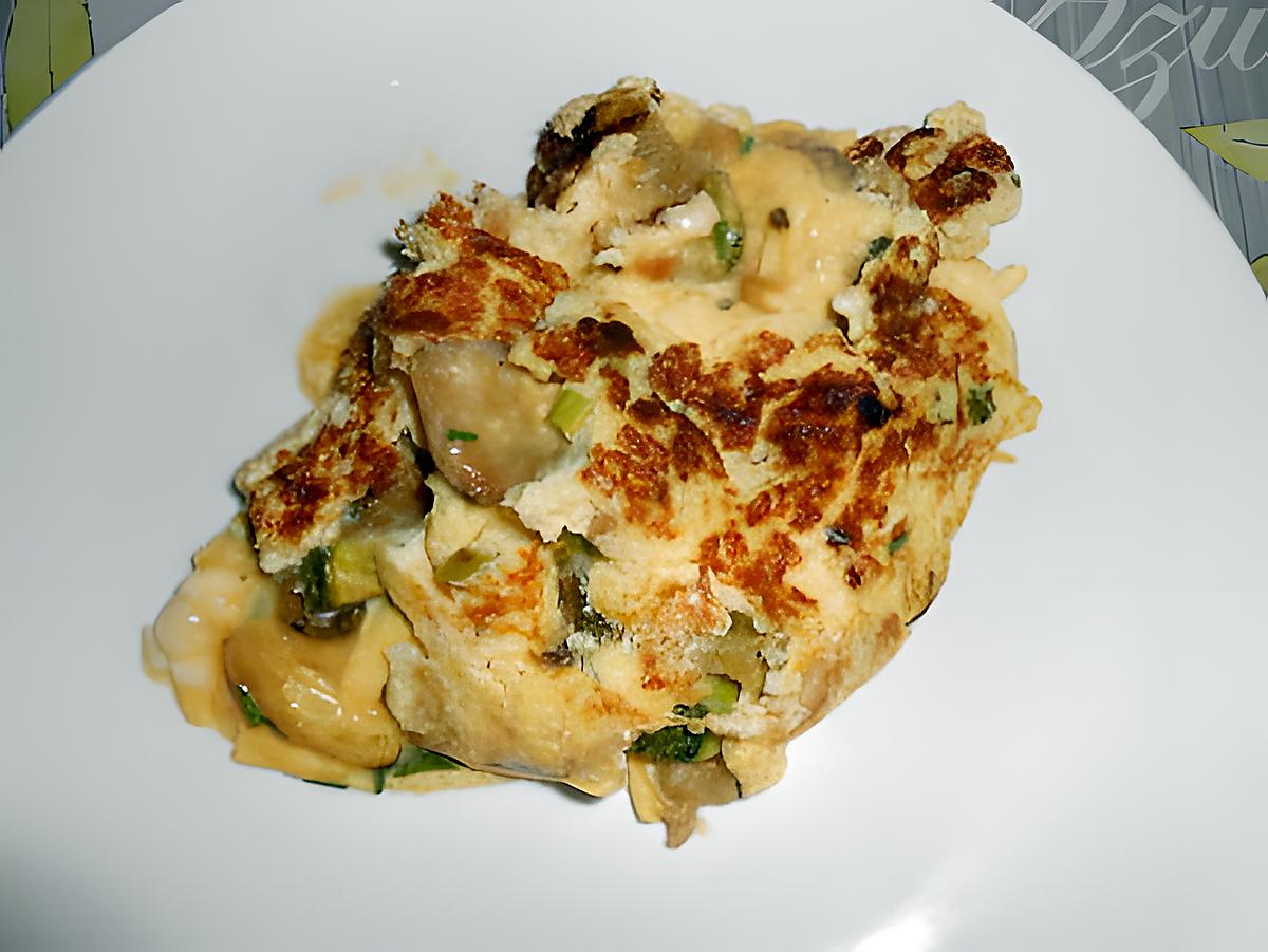 recette OMELETTE AUX COURGETTES