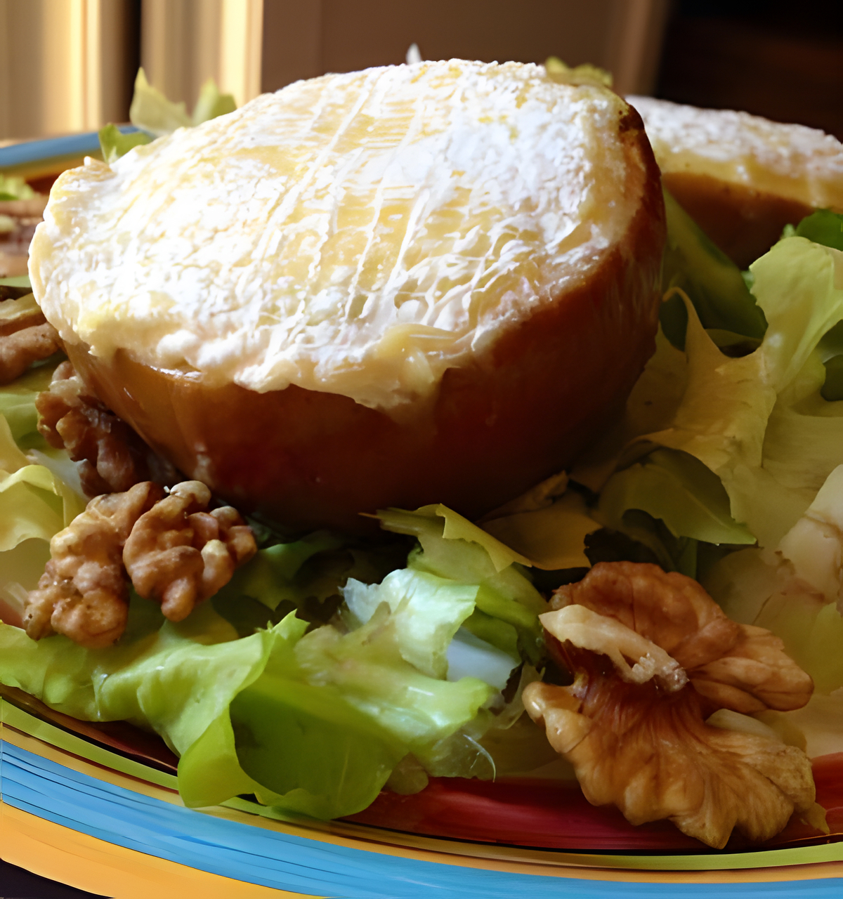 recette Chèvres chauds sur pommes au four