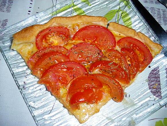 recette Tarte à la tomate