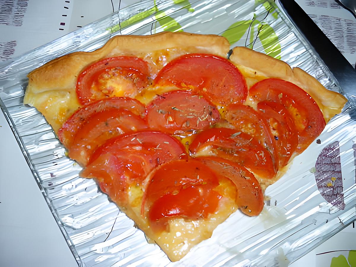 recette Tarte à la tomate