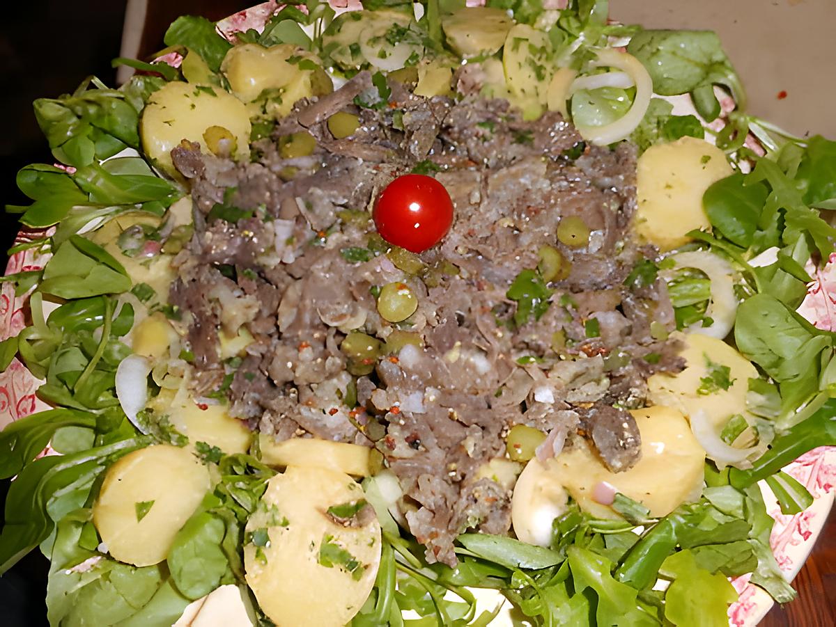 recette Salade de queue de boeuf a la parisienne