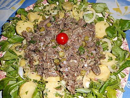 recette Salade de queue de boeuf a la parisienne