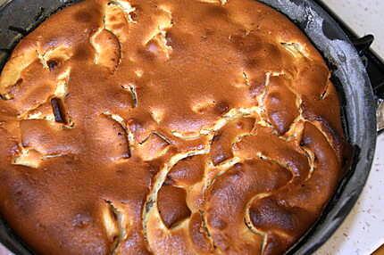 recette Gâteau aux pommes/mascarpone/rhum