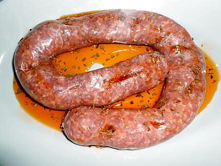 recette SAUCISSES GRILLEES AU FENOUIL ET PETITS LEGUMES