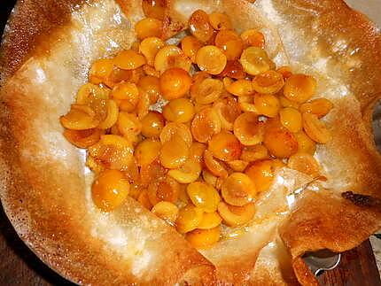 recette Tarte croustillante aux mirabelles