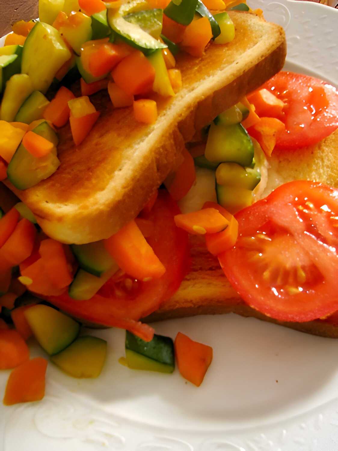 Croque Monsieur Aux Légumes