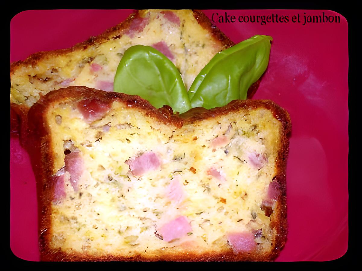 recette Cake courgettes et jambon