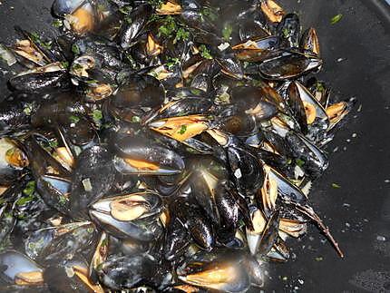 recette Moules au roquefort