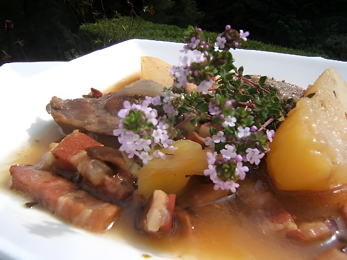 recette Joues de porc confites au cidre